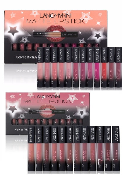 Matte Lippenstift Wasserdicht langlebige Samt Lippenstift Set